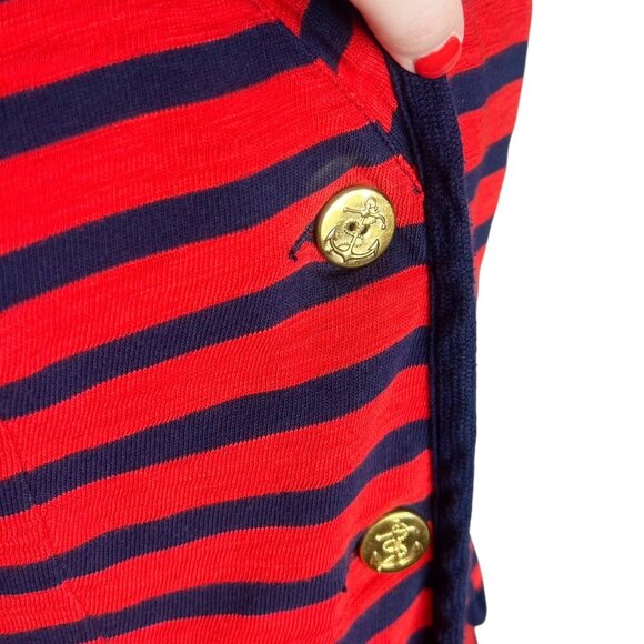 CAbi Red and Navy Striped Blazer - Picture 3 of 5